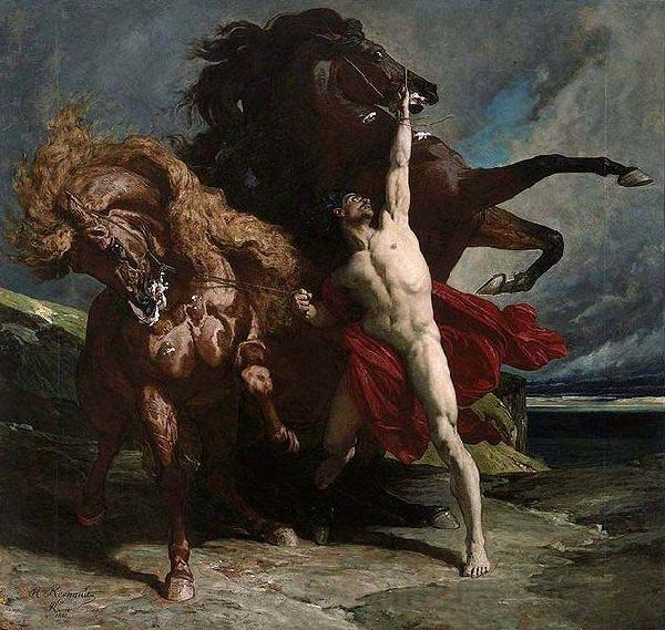 Henri Regnault Automedon with the Horses of Achilles